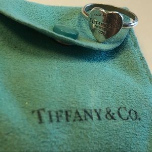Authentic Tiffany & Co “return to Tiffany”  ring